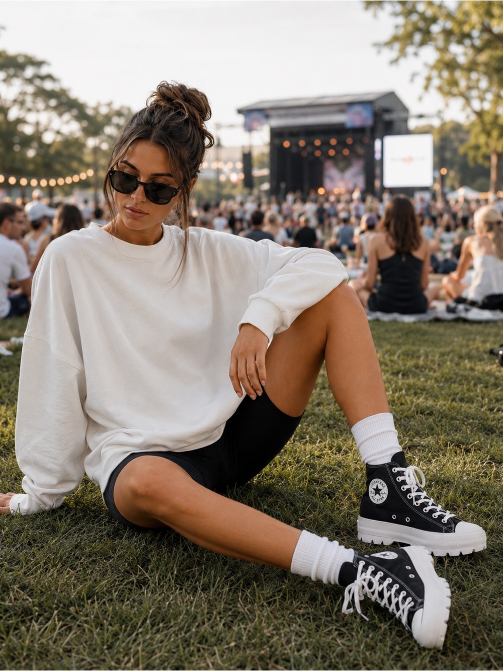 Converse Chuck Taylor All Star Lugged Hi Black Platform Sneakers